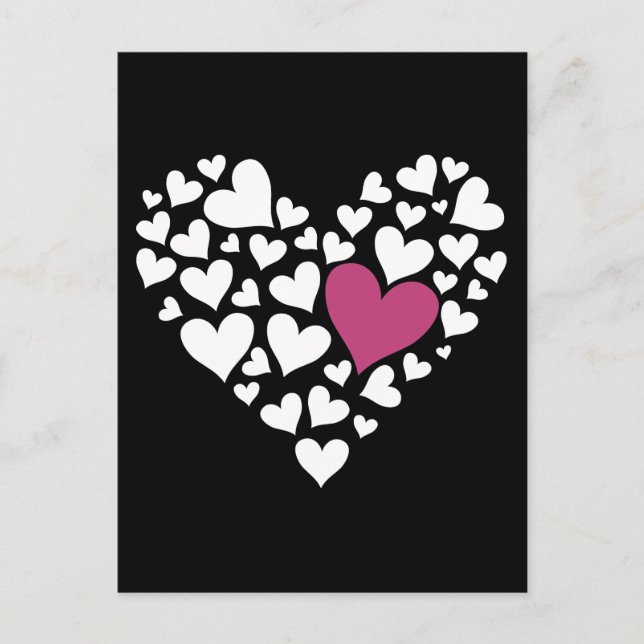 Heart Cloud Vykort (Framsida)