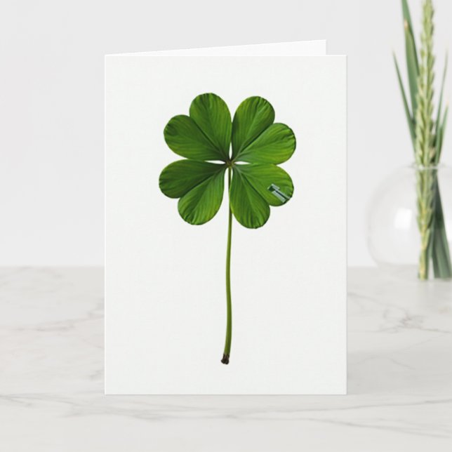Heart Clover Serenity Kort (Framsida)