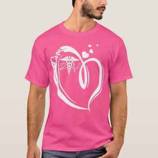 Heart CNA Nurse T Shirt