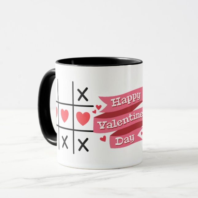 Heart, coffee mug, Valentine's gift Mugg (Framsida vänster)