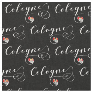 Heart Cologne Flagga, Köln, Tyskland Tyg