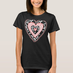 Heart Cow Mönster Farm Farmer Women Kids 1 T Shirt