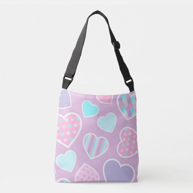 Heart Crossbody Bag Axelväska (Framsida)