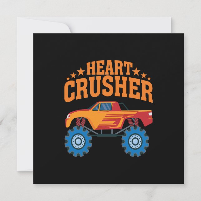 Heart Crusher Valentine Tack Kort (Framsida)