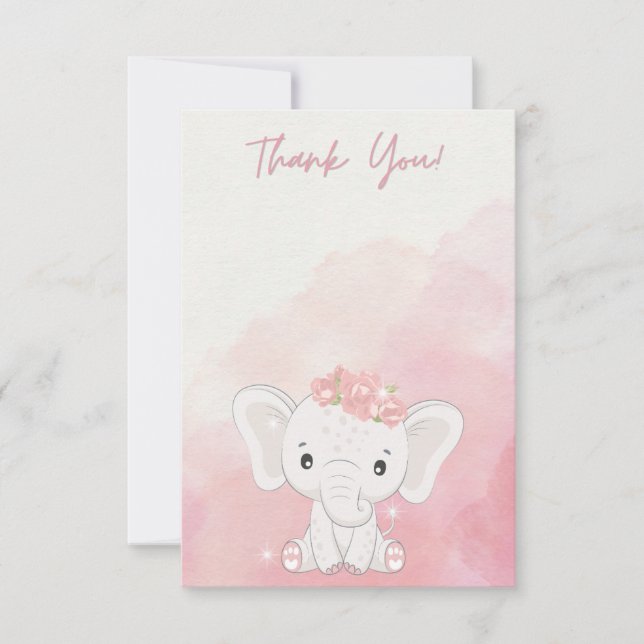 Heart.d Gratitude, Adsible Elephant Tack Kort (Framsida)