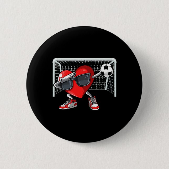Heart Dab Valentines Day Soccer Player Lover For M Knapp (Framsida)