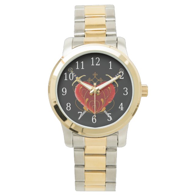 Heart & Daggers Watch Armbandsur (Framsida)