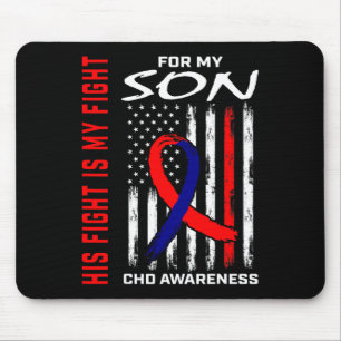 Heart Defect Chd Awareness Son USA American Flagga Musmatta