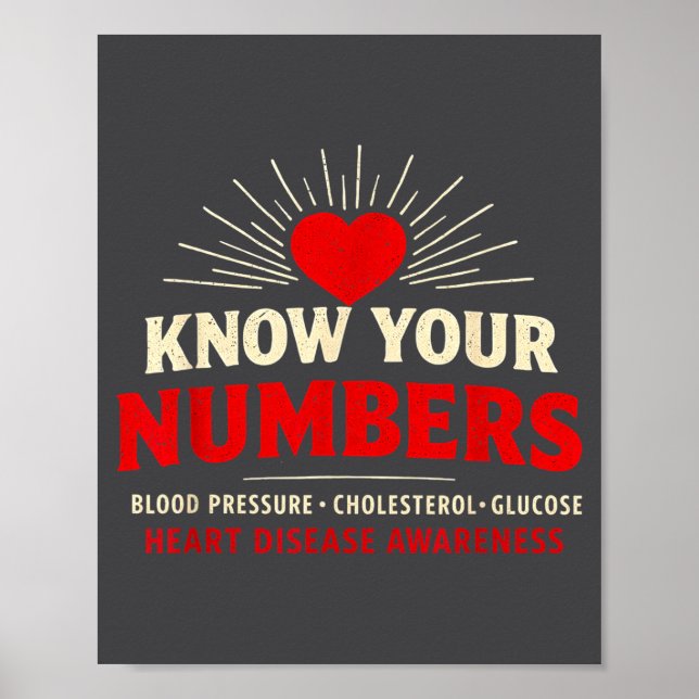 Heart Disease Awareness Go Red In February Health  Poster (Framsidan)