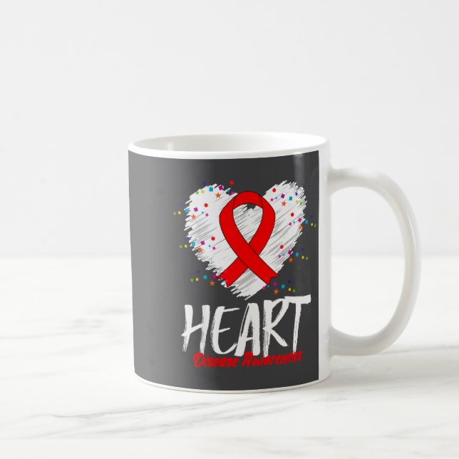 Heart Disease Awareness  Kaffemugg (Höger)
