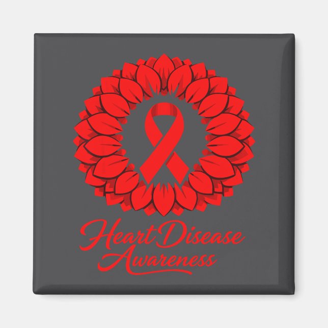 Heart Disease Awareness  Magnet (Framsidan)