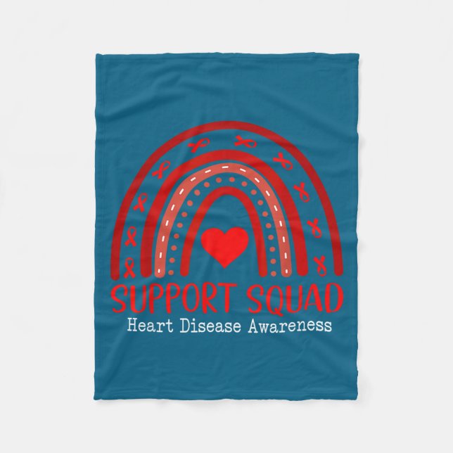 Heart Disease Awareness Month Open Heart Diseases  Fleecefilt (Framsidan)