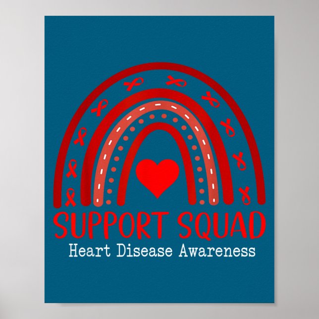 Heart Disease Awareness Month Open Heart Diseases  Poster (Framsidan)