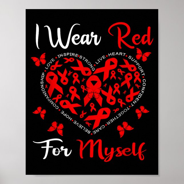 Heart Disease Awareness Month Open Heart Diseases  Poster (Framsidan)