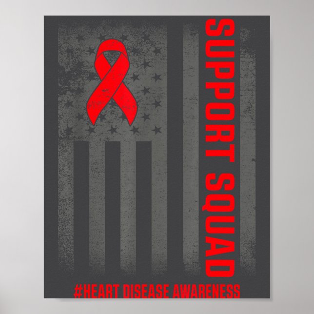 Heart Disease Awareness Month Open Heart Diseases  Poster (Framsidan)