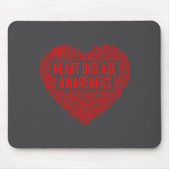 Heart Disease Awareness Red Heart Gift February We Musmatta (Framsidan)