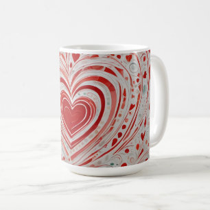 Heart Doodle Kaffemugg