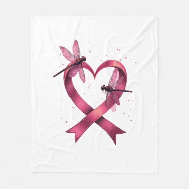 Heart Dragonflies Manar Women Kid Fleecefilt (Framsidan)