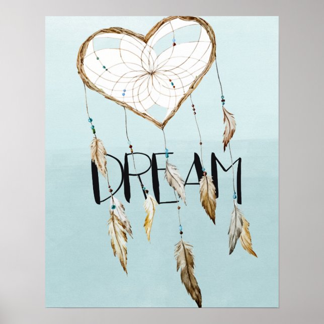 Heart Dream Catcher Poster (Framsidan)
