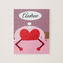 Heart drömmar om Rosa och Lila Pussel