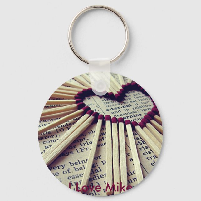 Heart EExternal Kärlek Nyckelring (Framsida)