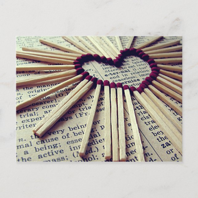 Heart EExternal Kärlek Vykort (Framsida)