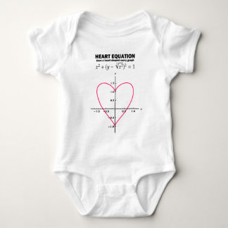 heart equation: mathematics tee shirt