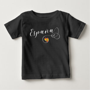 Heart España Spanien Flagga, Spanien T Shirt