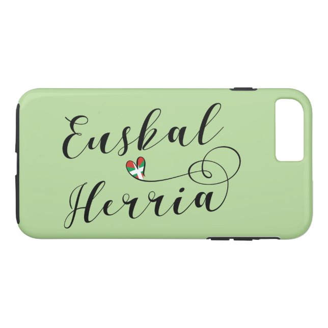 Heart Euskal Herria Mobile Phone Case, Basque Case-Mate iPhone Skal (Baksida (horisontal))
