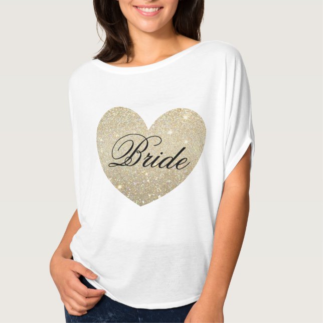 Heart Fab Bride T-Shirt (Framsida)