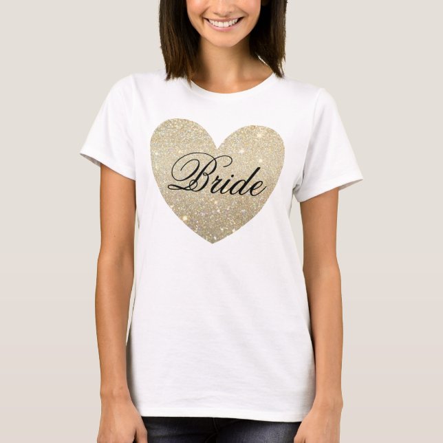 Heart Fab Bride T-Shirt (Framsida)
