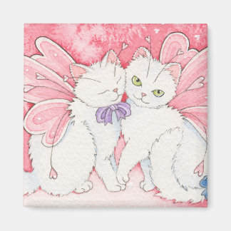 Heart Fairy kattunge magnet