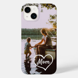 Heart Familj Foto Skript Anpassad Present iPhone F