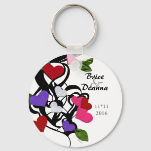 Heart Felt Wedding Favor Nyckelring