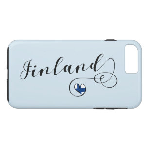 Heart Finland Mobile Phone Case, finska