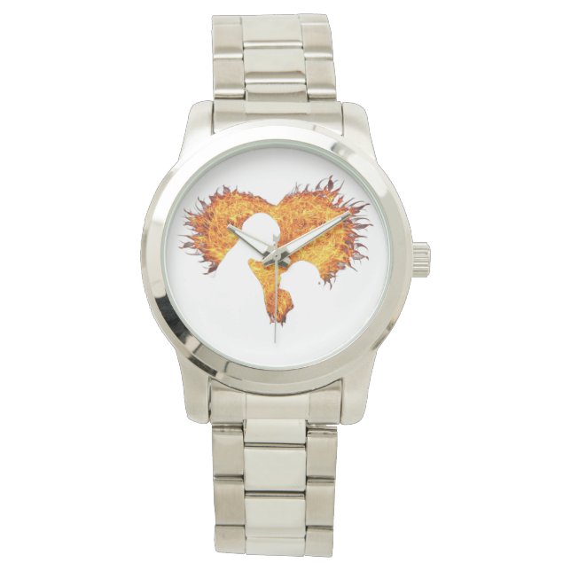 Heart flame women's watch  armbandsur (Framsida)