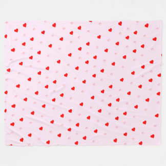 Heart Fleece Blanket