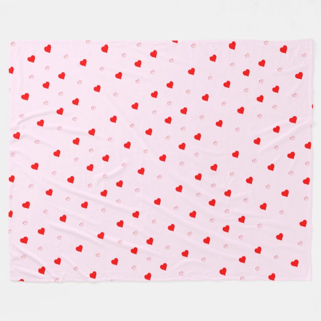 Heart Fleece Blanket (Framsidan (Horisontell))