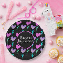 Heart Floral Alla Hjärtans Dags Baby Shower