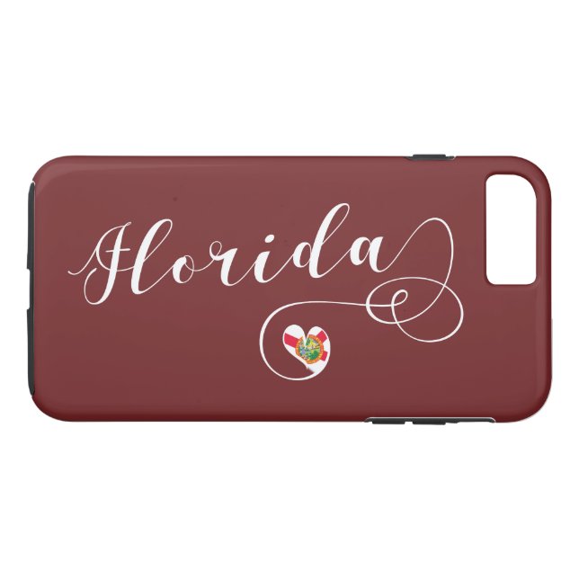 Heart Florida Mobile Phone Case, Floridian Case-Mate iPhone Skal (Baksida (horisontal))
