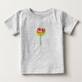heart flower t shirt