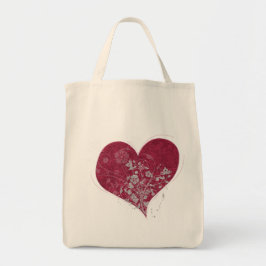 Heart & Flowers Toot Tygkasse