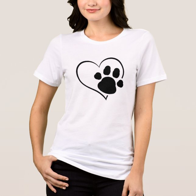 Heart for Dogs T Shirt (Framsida)
