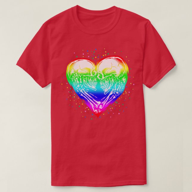 Heart för Pride av huden på huden T Shirt (Design framsida)