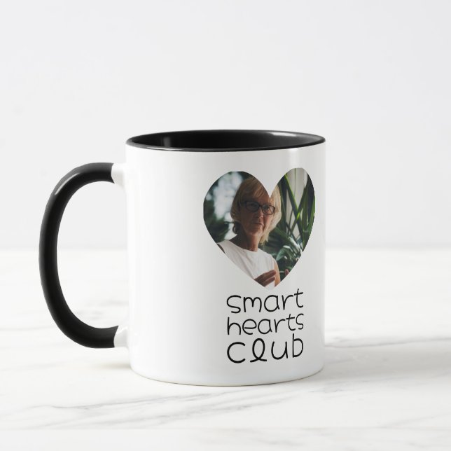 Heart Frame Photo Mug Teacher Appreciation Gift Mugg (Vänster)
