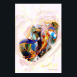 Heart Fullt Koi Art Modern Wall Deco Poster<br><div class="desc">En nedfläckad glasartist,  Chiaki Sato,  skapat bild genom att samla in högkvalitativt glas och tog fotot själv. Och sedan lade hon till färg i grafisk design bara i bakgrunden. Detta unika fotografi kallas Art Glass Bild. Besök andra produkter. Chiakisato webben site.</div>