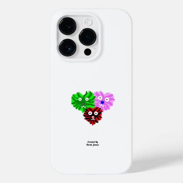 Heart Fuzzies Apple iPhone 14 Pro Fodral (Baksida)