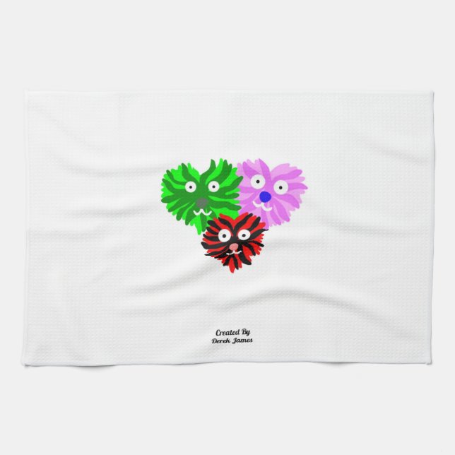 Heart Fuzzies Kitchen Towel Kökshandduk (Horisontell)