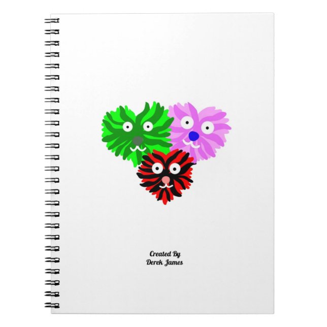Heart Fuzzies Spiral Photo Notebook Anteckningsbok (Framsidan)