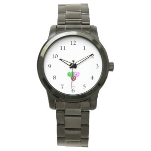 Heart Fuzzies Unisex Oversix Black Watch Armbandsur